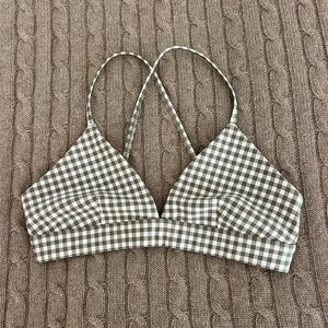 ALO Yoga Gingham Splendor Sports Bra